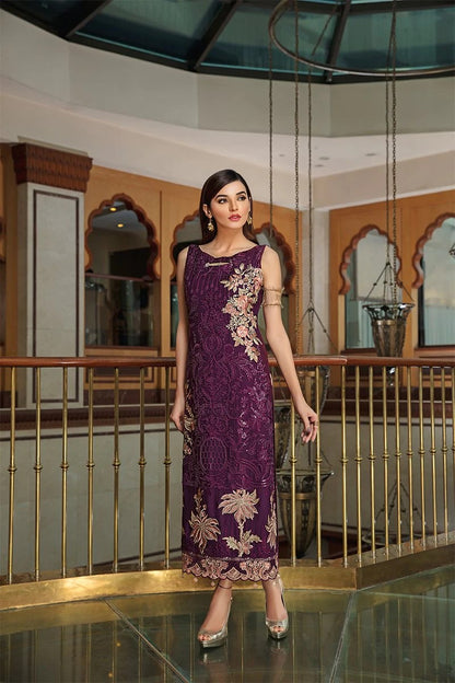 Ramsha Luxury Chiffon Vol-18 Embroidered 3Pc Suit F-1803